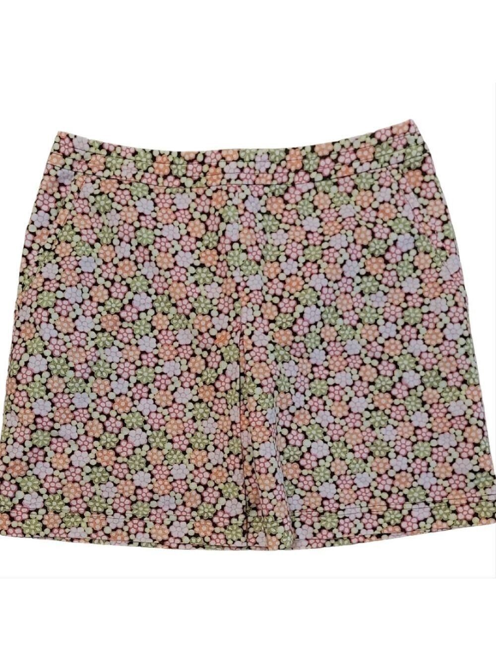 Sigrid Olsen Floral Patterned Skort Size 10 EUC
